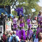 Colors and feathers at West Indian Day Parade 6 Colors and feathers at West Indian Day Parade 6