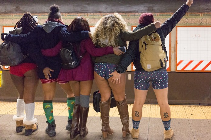 No Pants Subway Ride 2018