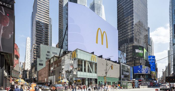McDonald’s Opens a Flashy Three-Story Times Square Outpost Today