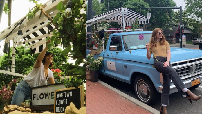 Long Island flower truck delivers local flowers right to your door