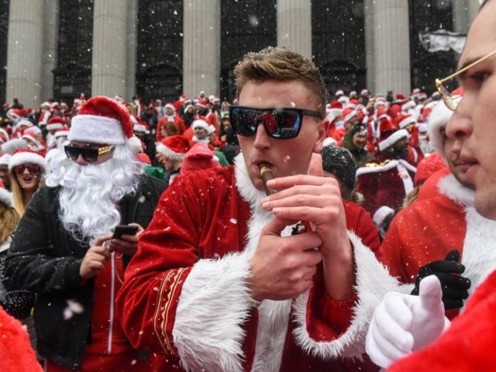 SantaCon NYC Map 2019: Here's Where The Drunken Santas Will Go
